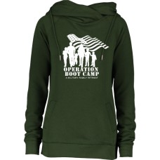 Ladies Classic Fleece Funnel Neck Pullover Hood